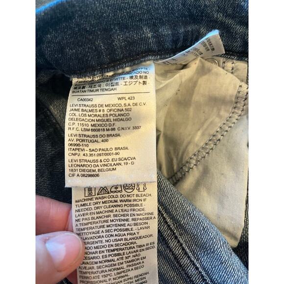 Levi’s 505 Jeans Women 10L Straight Leg Academia Preppy Casual Daily Street Flaw - Picture 11 of 15